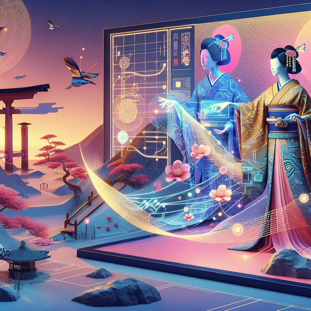 Como a arte digital transforma a cultura com tecnologia japonesa