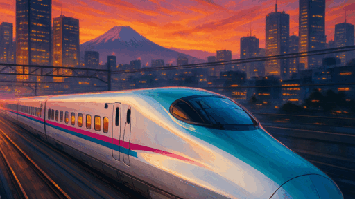 Descubra os trens mais rápidos do mundo no Japão
