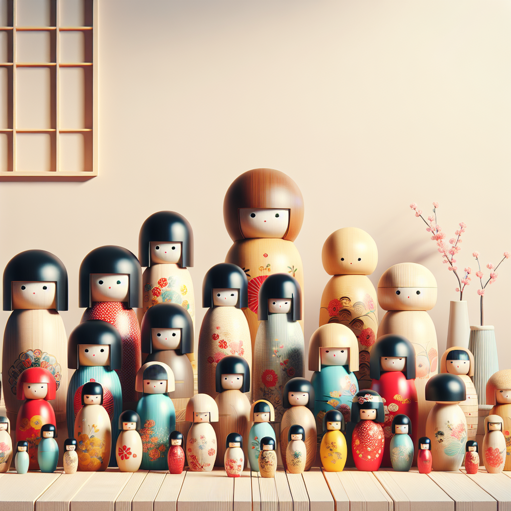 Kokeshi e o fascinante universo das bonecas japonesas